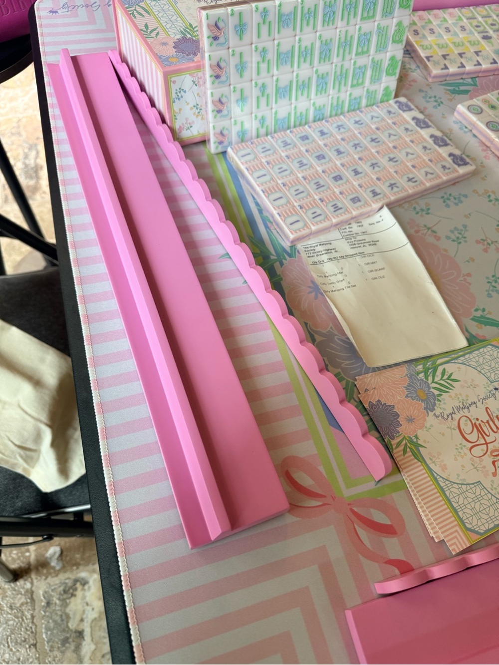 The Royal Mahjong Society Girly Girl set. NWT. Bundle . So adorable . Unique - Picture 12 of 16